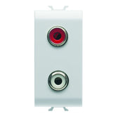 Koros - RCA jack white 1 module